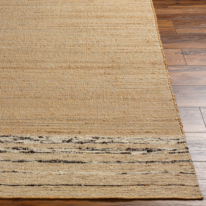Geneva Rug - 31806 by Surya in dark brown, beige, caramel, tan. Made from 60% jute, 40% wool in a unique style.
