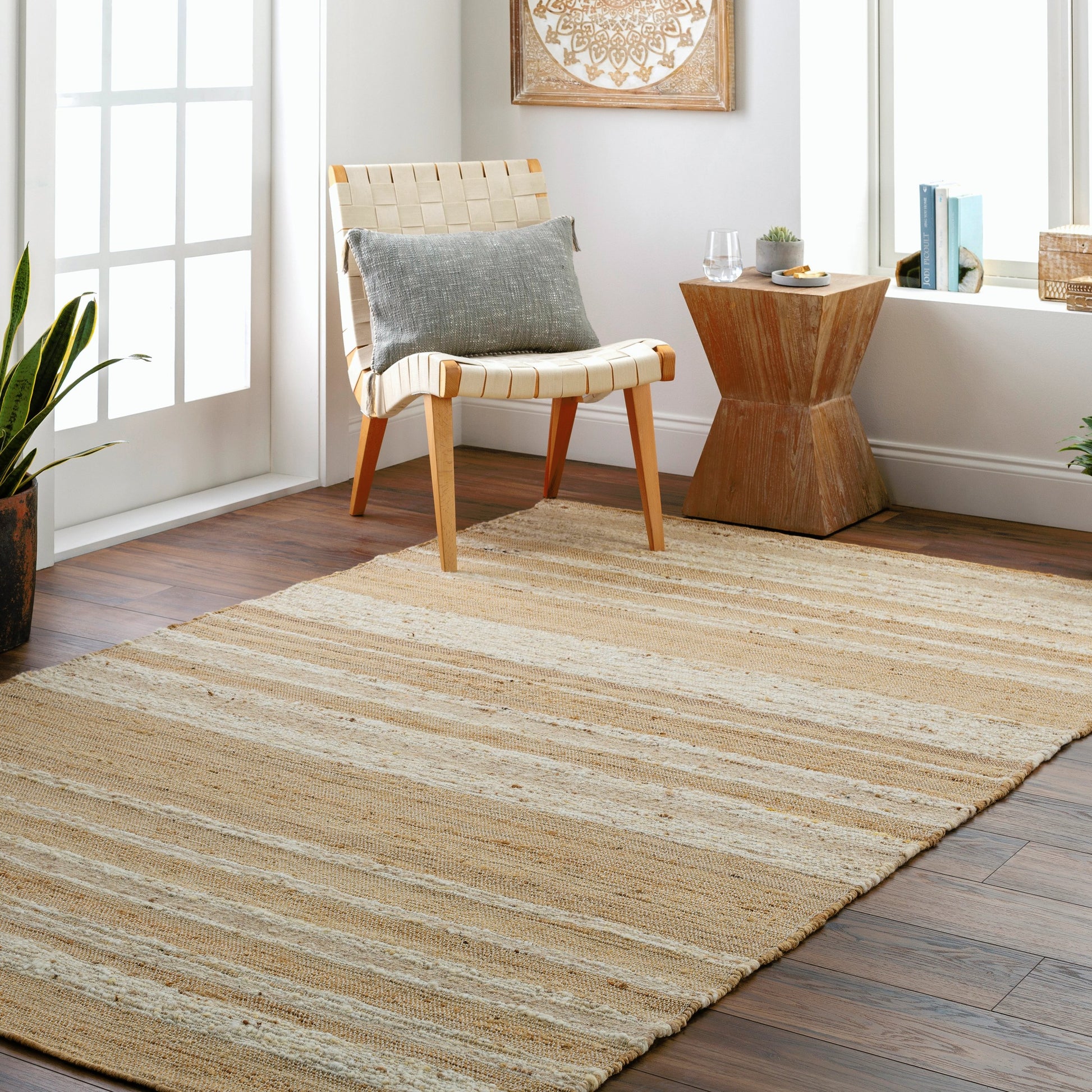 Geneva Rug - 31809 by Surya in taupe, ivory. Made from 60% jute, 40% wool in a unique style.