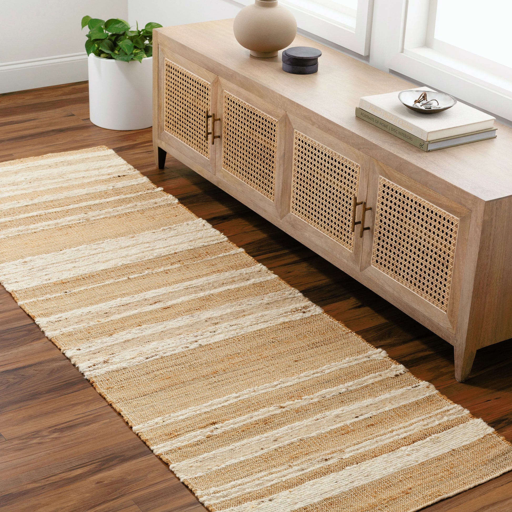 Geneva Rug - 31809 by Surya in taupe, ivory. Made from 60% jute, 40% wool in a unique style.