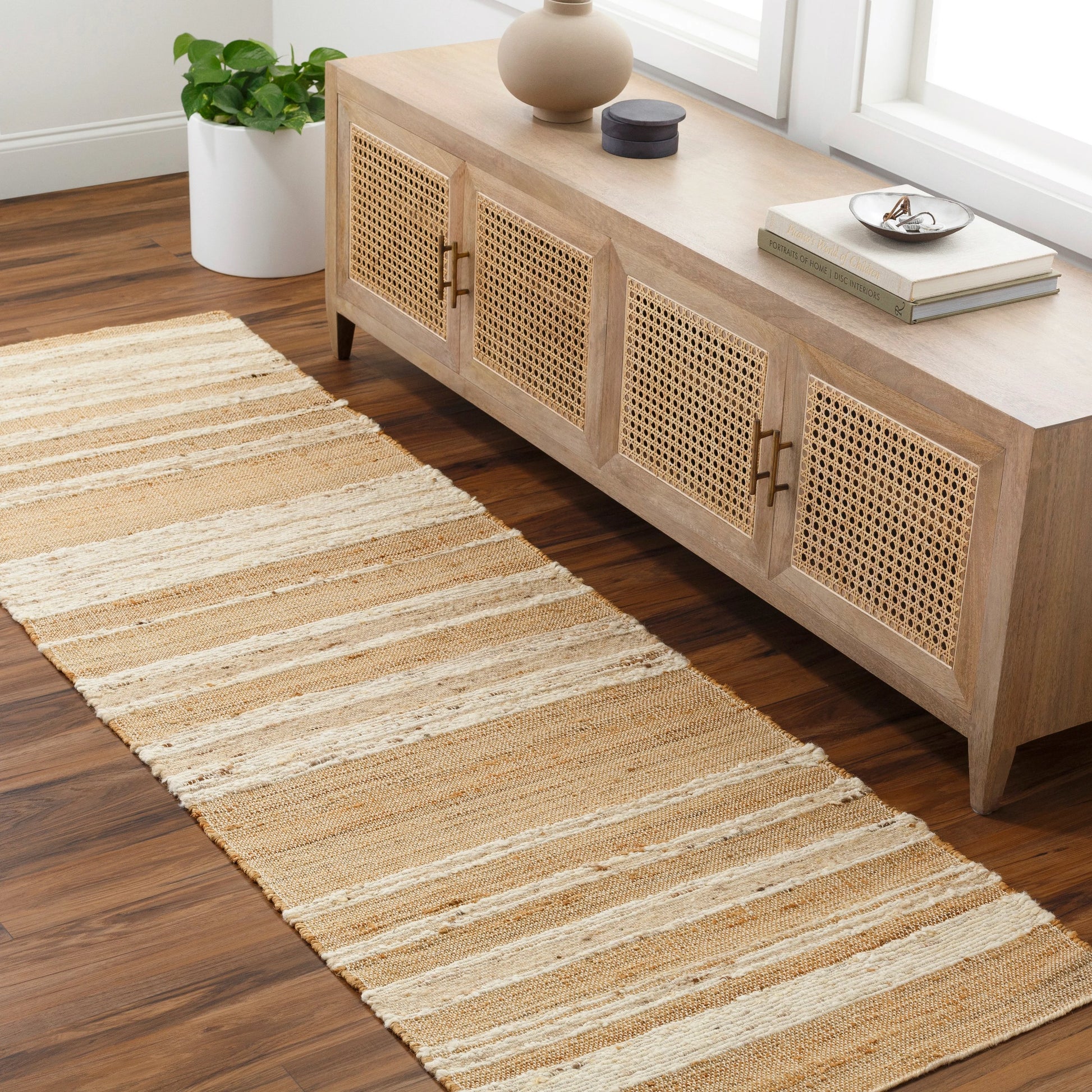 Geneva Rug - 31809 by Surya in taupe, ivory. Made from 60% jute, 40% wool in a unique style.