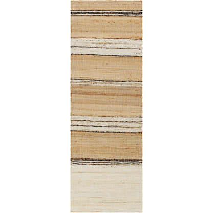 Geneva Rug - 31810 by Surya in beige, ivory, medium brown. Made from 60% jute, 40% wool in a unique style.