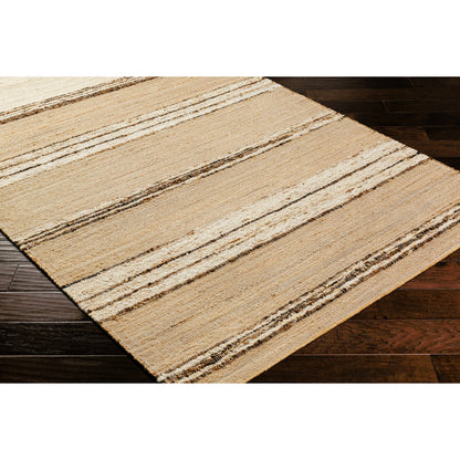 Geneva Rug - 31810 by Surya in beige, ivory, medium brown. Made from 60% jute, 40% wool in a unique style.