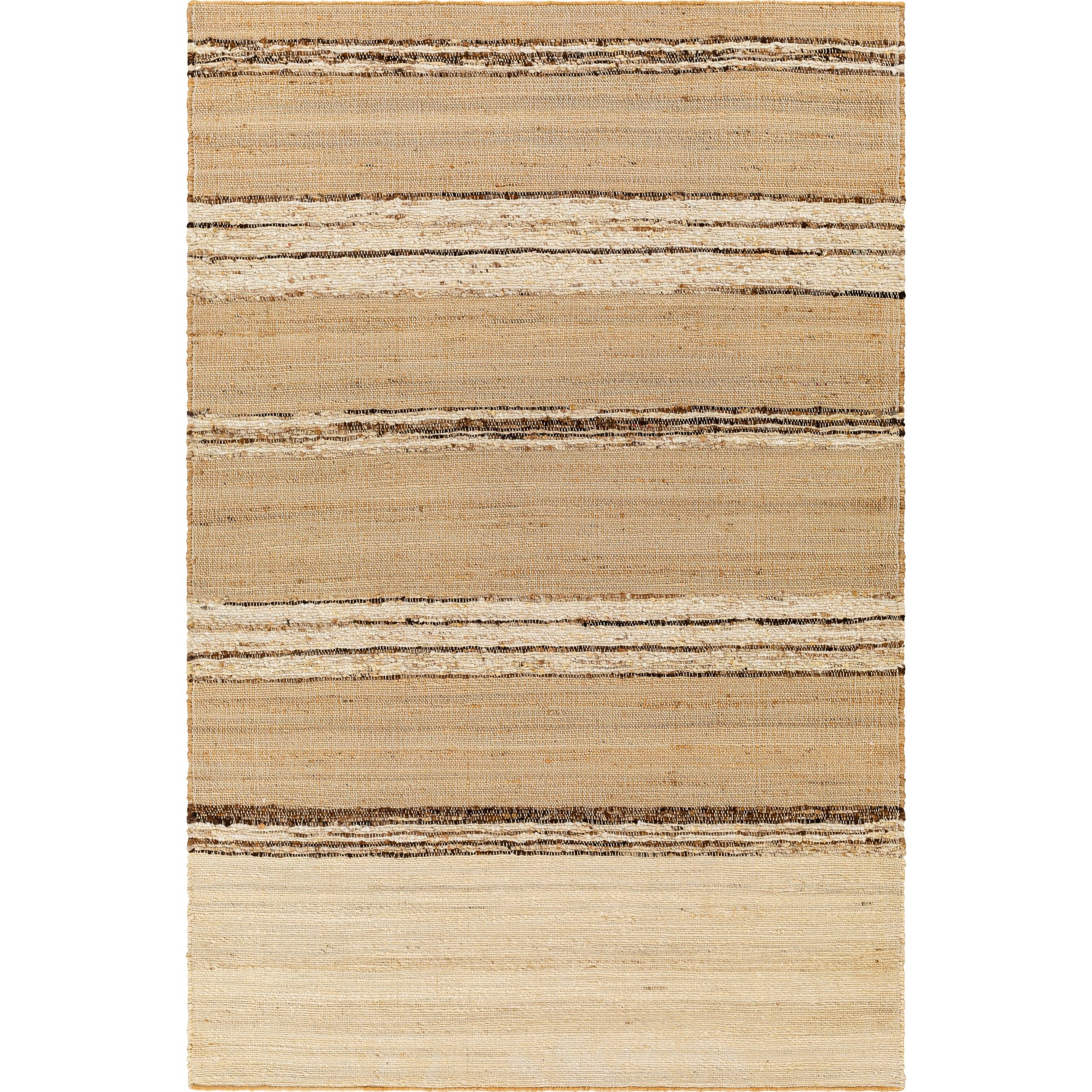 Geneva Rug - 31810 by Surya in beige, ivory, medium brown. Made from 60% jute, 40% wool in a unique style.