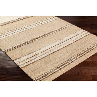 Geneva Rug - 31810 by Surya in beige, ivory, medium brown. Made from 60% jute, 40% wool in a unique style.