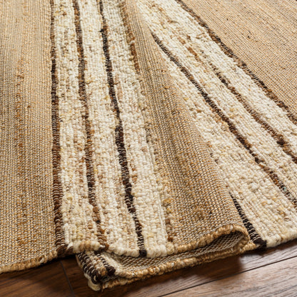 Geneva Rug - 31810 by Surya in beige, ivory, medium brown. Made from 60% jute, 40% wool in a unique style.