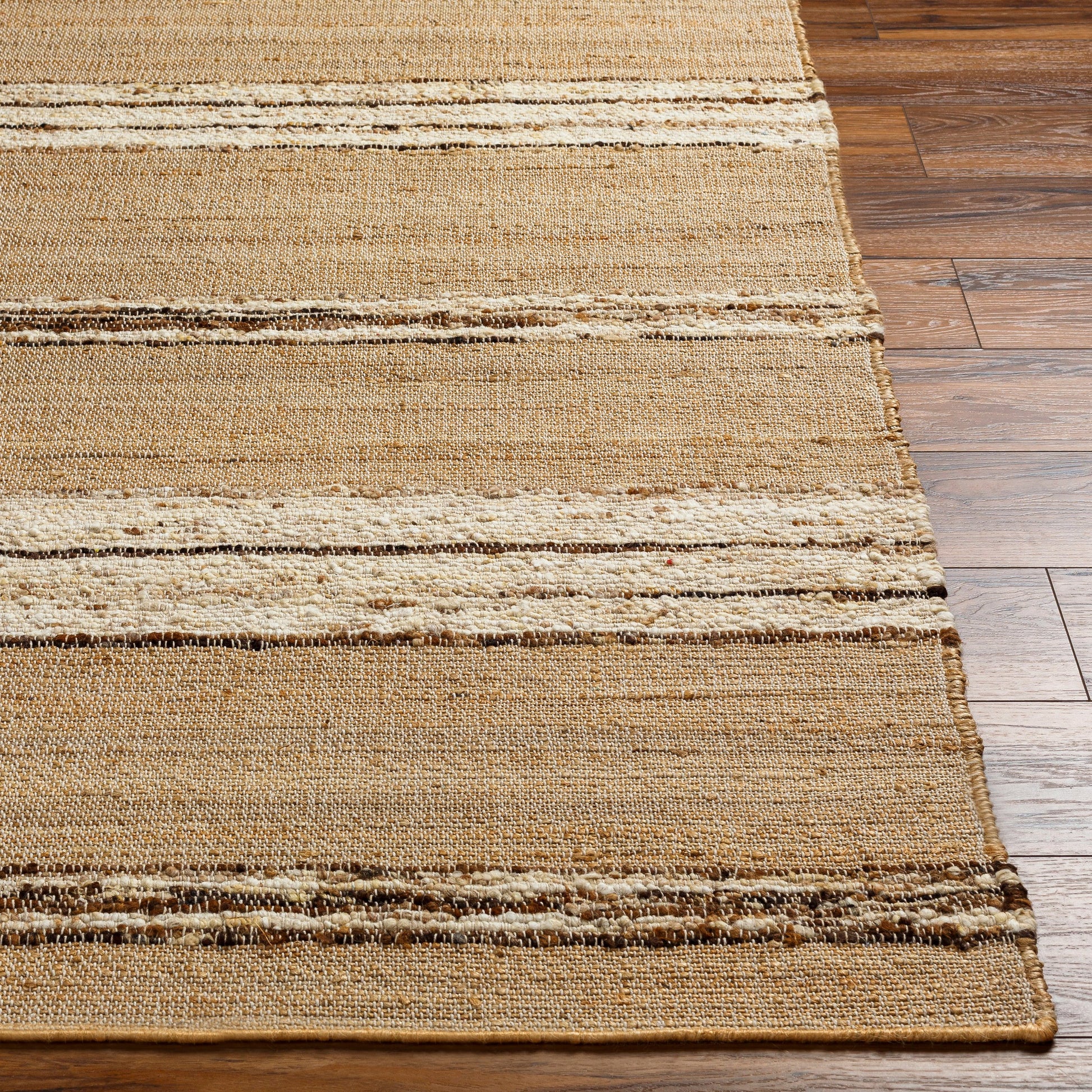 Geneva Rug - 31810 by Surya in beige, ivory, medium brown. Made from 60% jute, 40% wool in a unique style.