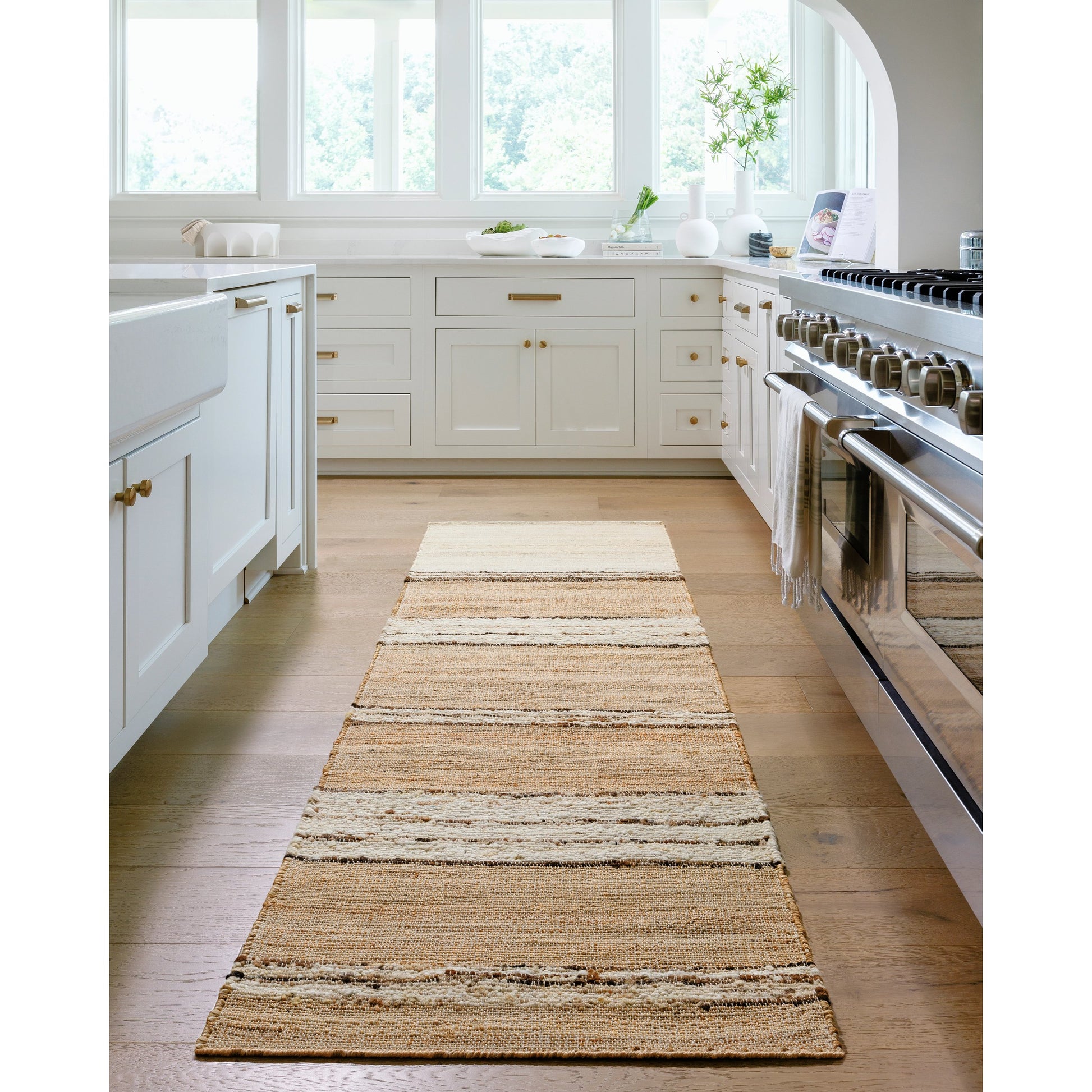 Geneva Rug - 31810 by Surya in beige, ivory, medium brown. Made from 60% jute, 40% wool in a unique style.