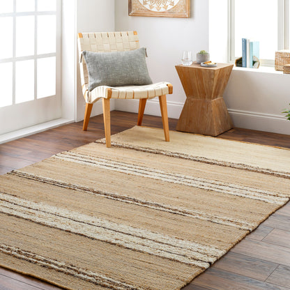 Geneva Rug - 31810 by Surya in beige, ivory, medium brown. Made from 60% jute, 40% wool in a unique style.