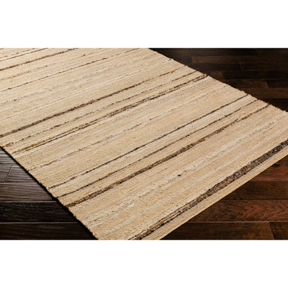 Geneva Rug - 31811 by Surya in dark brown, light beige, brown. Made from 60% jute, 40% wool in a unique style.