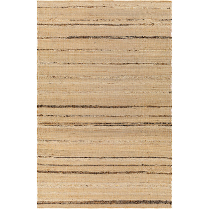 Geneva Rug - 31811 by Surya in dark brown, light beige, brown. Made from 60% jute, 40% wool in a unique style.