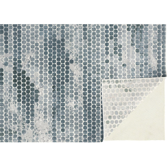 Atwell Transitional Rug - 3171F by Feizy in blue, gray. Made from polypropylene in a unique style.