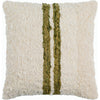 Ash, Off-White, Moss Brown / Down Feather / 18" x 18"