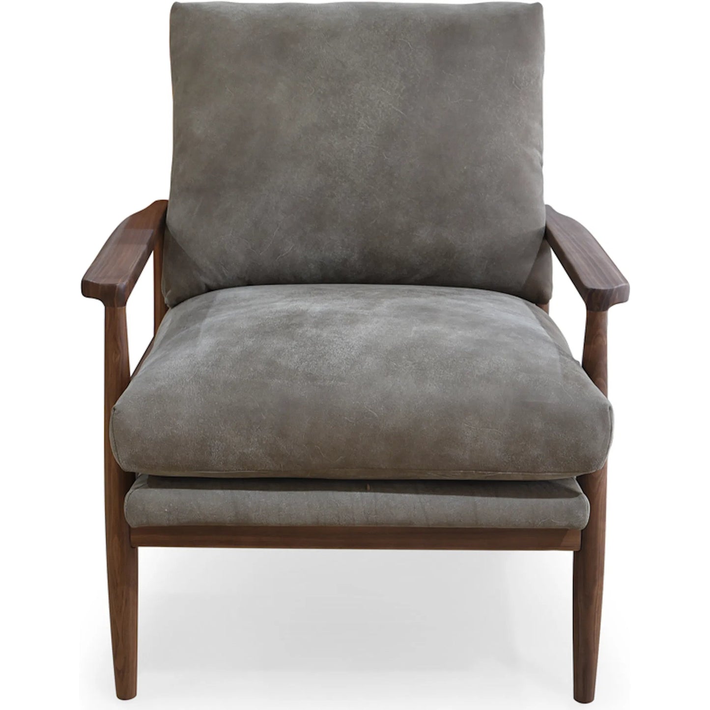 002 SI-2441304 | Primary Silo | Arturo Accent Chair by Moe's Home Collection. Made from 100% top grain leather, solid walnut frame, high density foam seat, back with webbing suspension in a transitional style.