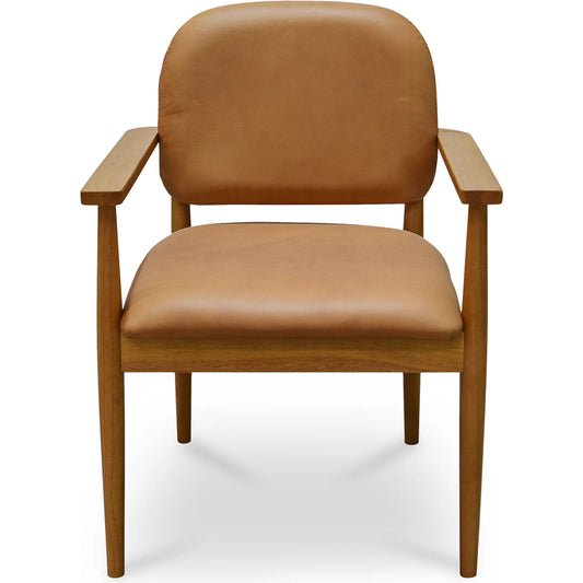 Norrie Dining Chair by Moe's Home Collection in brown. Made from unique in a unique style.