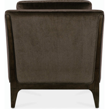 Sophia Chair by Hooker Furniture in rich cathedral cherry. Made from unique in a modern style.