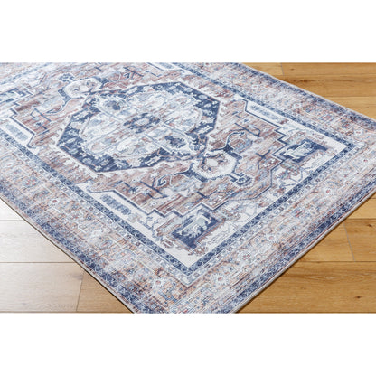 Georgina GOR-2301 Rug by Livabliss in cream, beige, black, gray, brown. Made from polyester in a unique style.