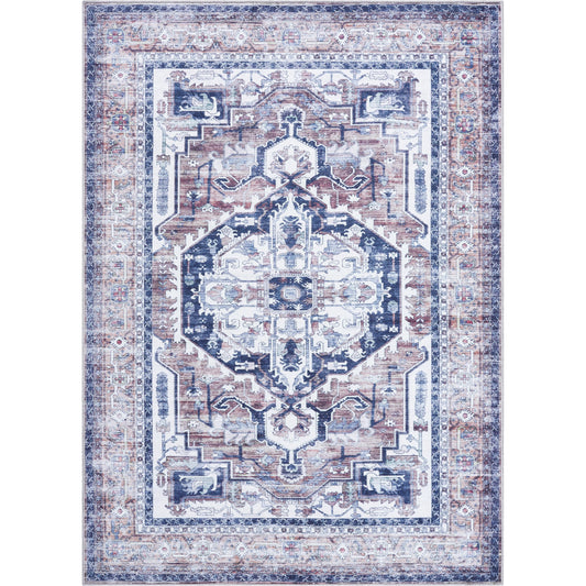 Georgina Rug - 497144 by Livabliss in cream, beige, black, gray, brown. Made from polyester in a unique style.