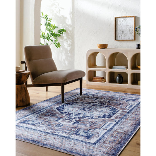 Georgina GOR-2301 Rug by Livabliss in cream, beige, black, gray, brown. Made from polyester in a unique style.