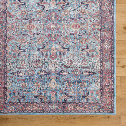 Georgina Rug - 497171 by Livabliss in denim, brown, black, beige, cream. Made from face: 100% polyester, warp: 100% cotton in a unique style.