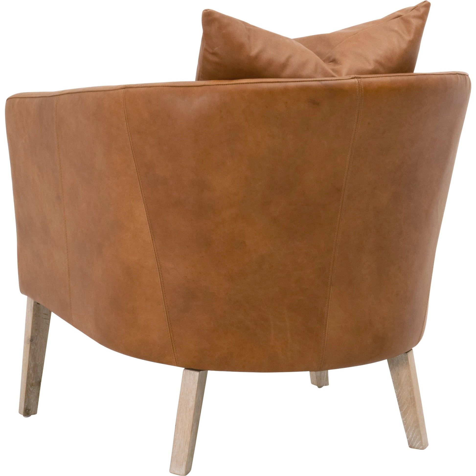 Gordon Club Chair by Essentials For Living in pearl and natural gray, livesmart peyton-pearl. Made from solid oak, 98% polyester, 2% nylon in a transitional style.