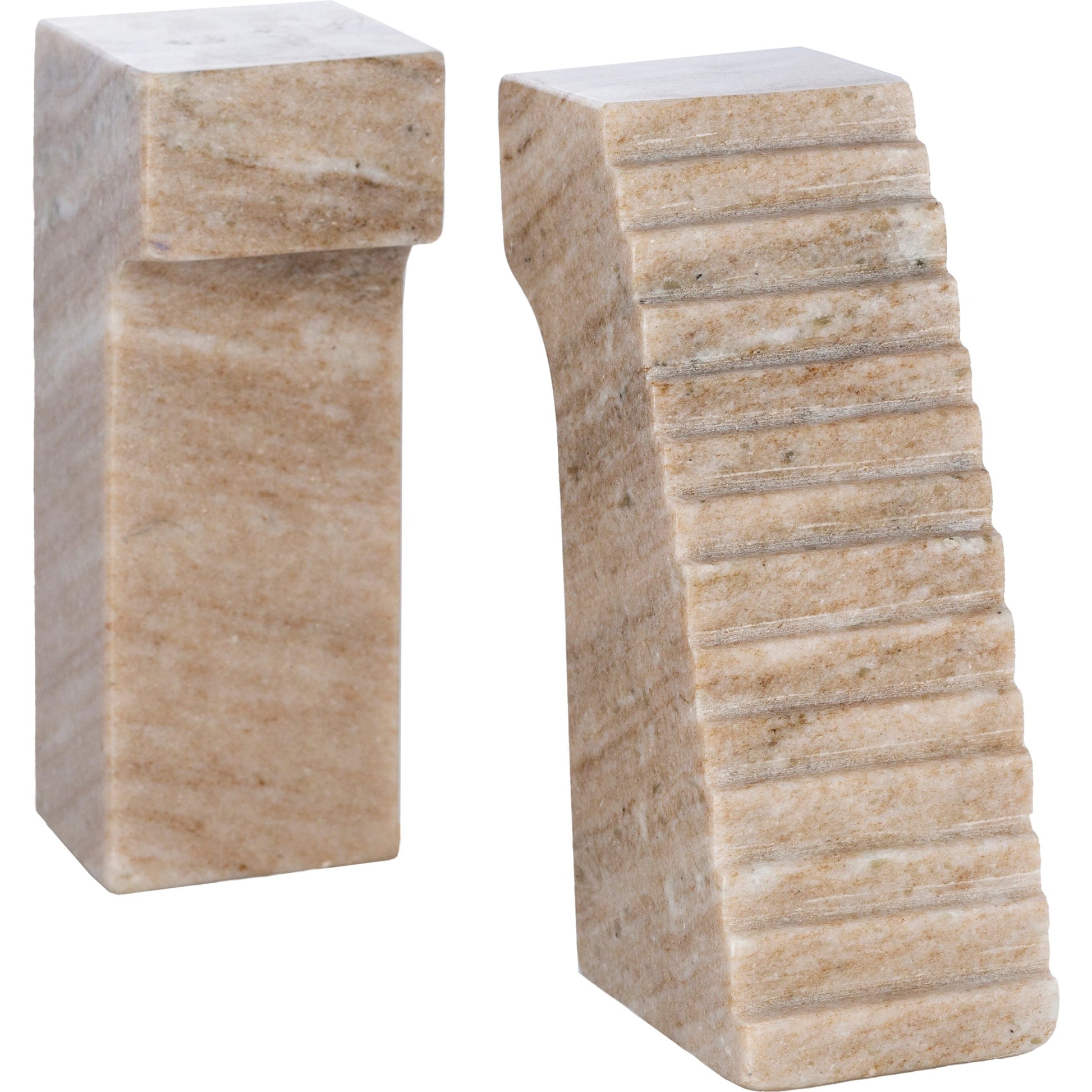 Gates of Troy - 24799 (Set of 2) by Surya in gray. Made from stone in a eclectic & global style.