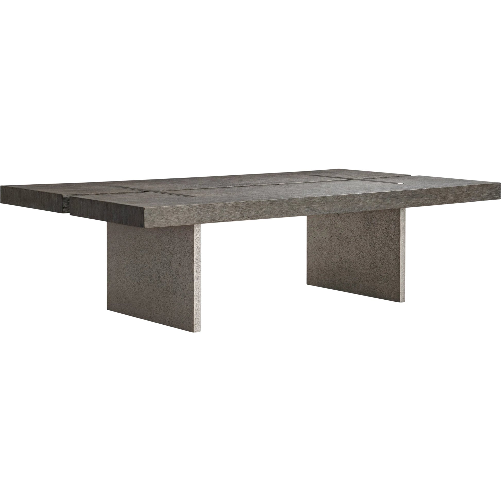 Polus Cocktail Table by Bernhardt in brown. Made from wood, metal in a unique style.