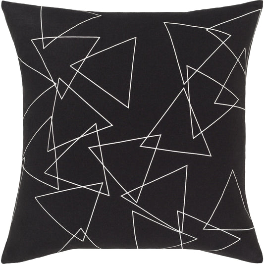 Graphic Punch Pillow - 32385 by Surya. Made from 100% cotton in a modern style.