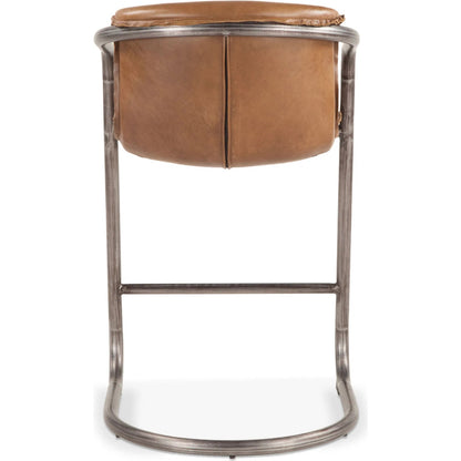 Chiavari Leather Counter Chair by World Interiors. Made from unique in a transitional style.