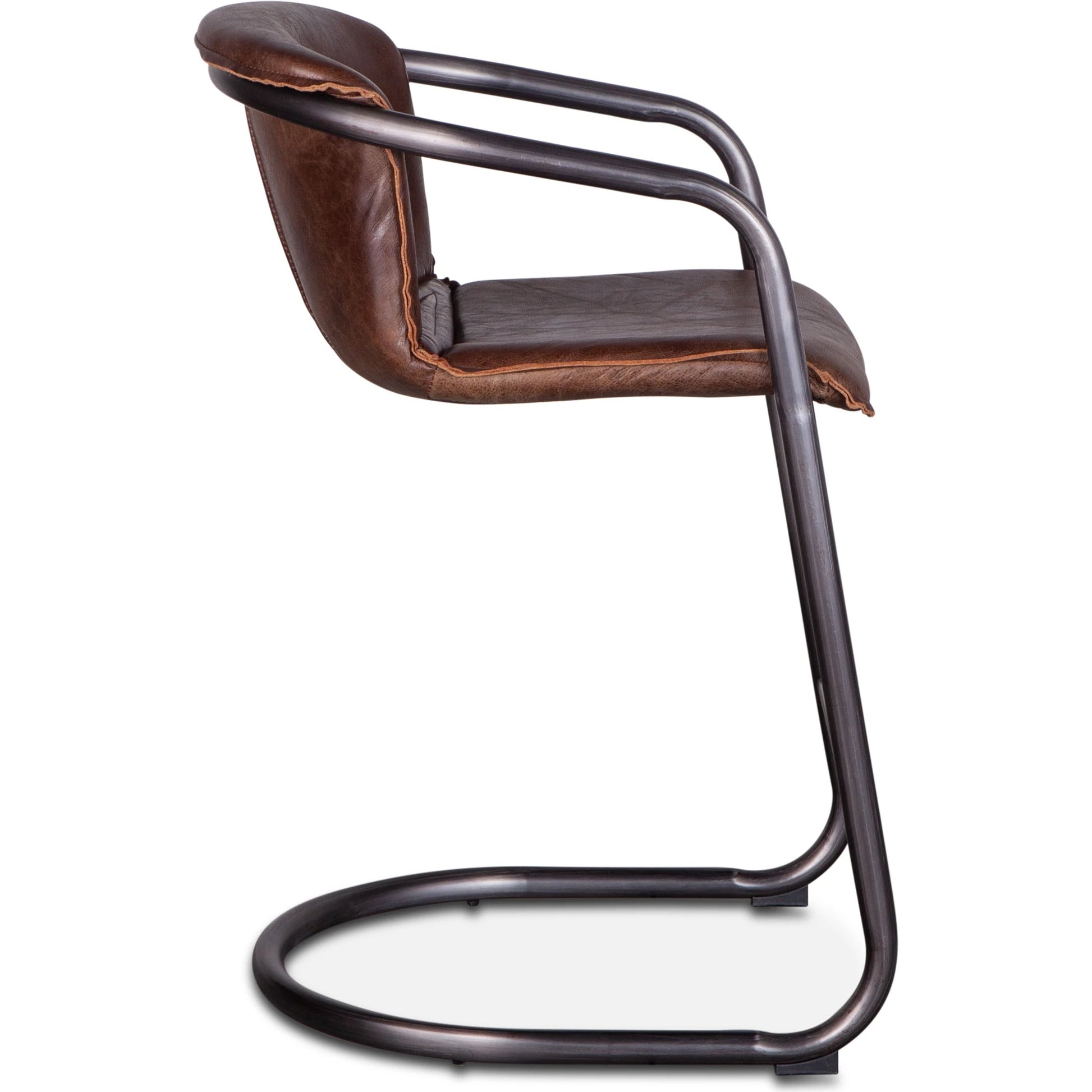 Chiavari Leather Counter Chair by World Interiors. Made from unique in a transitional style.