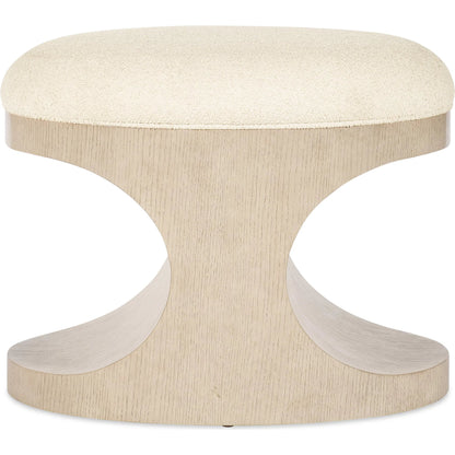 Westwood Bench by Hooker Furniture in tillson cloud and polished limestone. Made from resin, fabric in a transitional style.