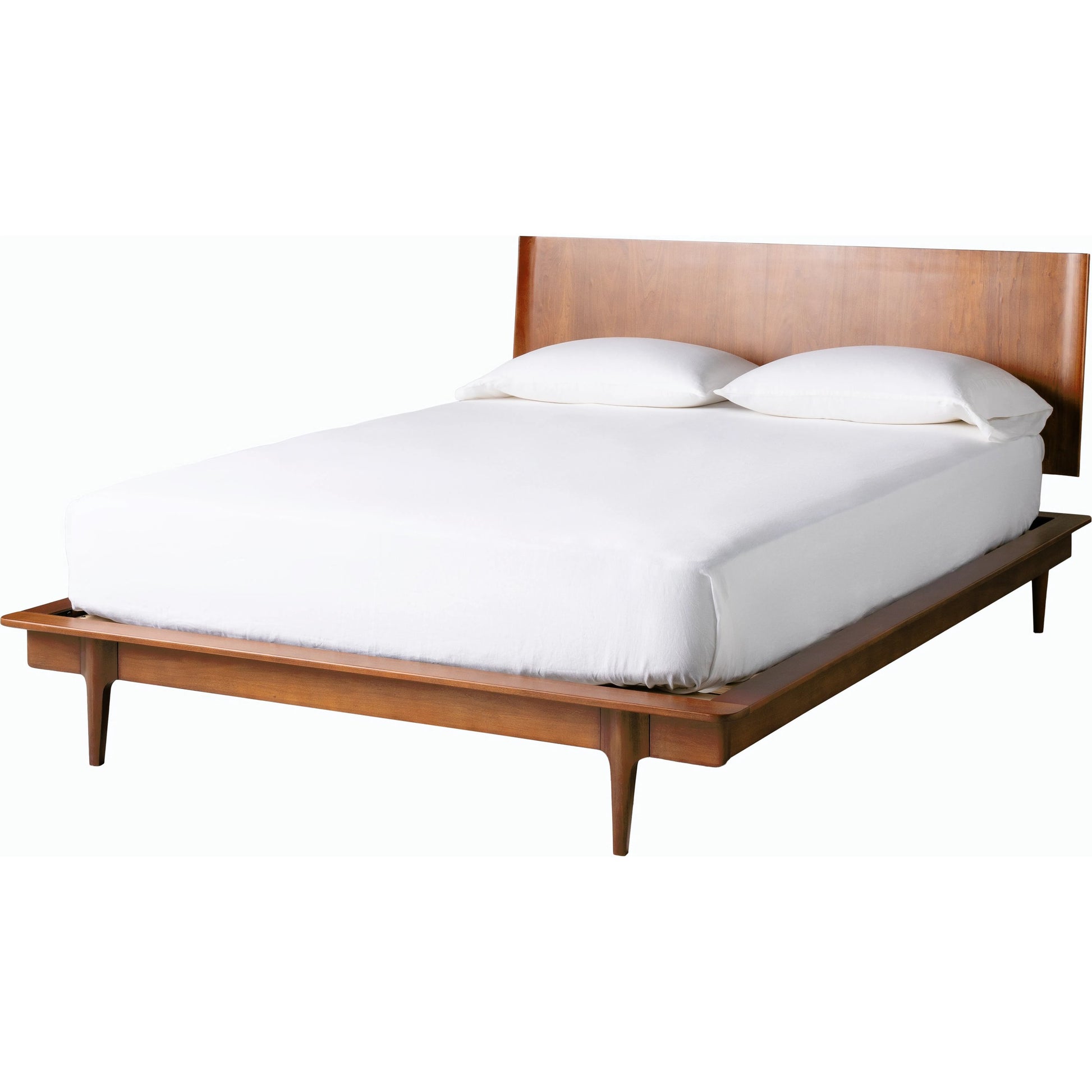 Grande Wood Bed - 526069 by Surya in top: brown, base: brown and stainedstained. Made from poplar in a modern style.