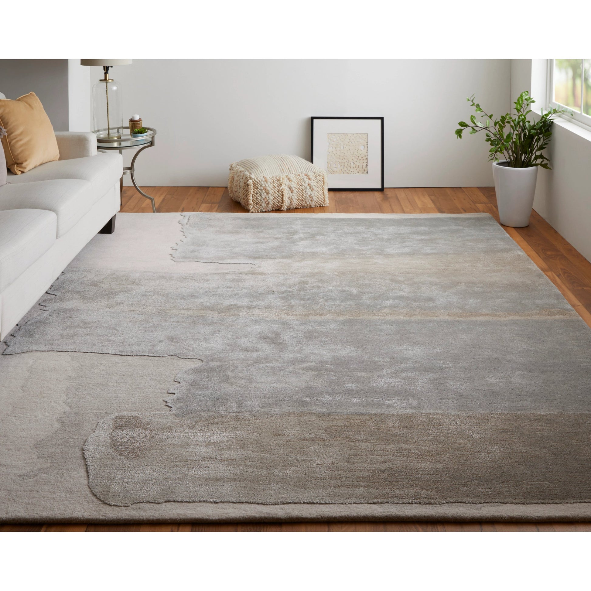 Anya Transitional Rug - 8921F by Feizy. Made from wool, viscose in a unique style.