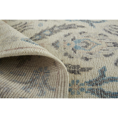 Beall Traditional Oriental Rug - 6711F by Feizy in ivory, gray, blue. Made from wool in a unique style.