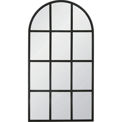 Grid Arched Mirror by Essentials For Living. Made from solid oak wood, plywood, glass in a modern style.