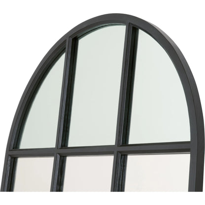Grid Arched Mirror by Essentials For Living. Made from solid oak wood, plywood, glass in a modern style.