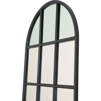 Grid Arched Mirror by Essentials For Living. Made from solid oak wood, plywood, glass in a modern style.