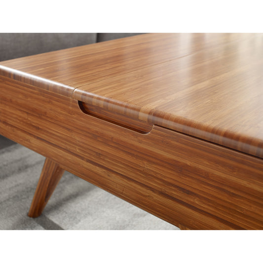 Rhody Lift Top Coffee Table by Greenington in amber. Made from 100% bamboo in a modern style.