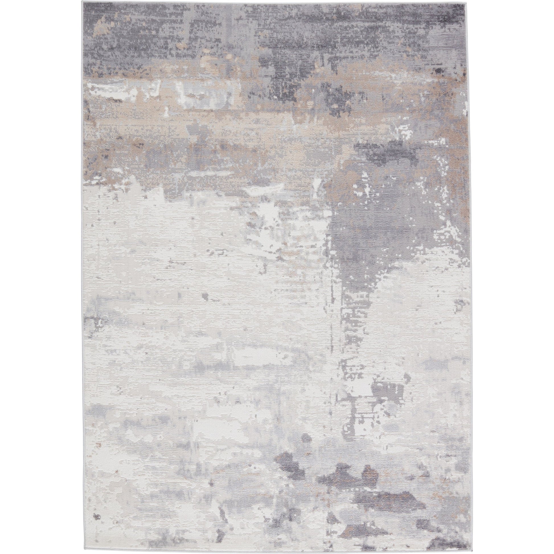 Grotto GRO02 Rug by Jaipur Living in gray, ivory. Made from 60% polypropylene, 40% polyester in a unique style.