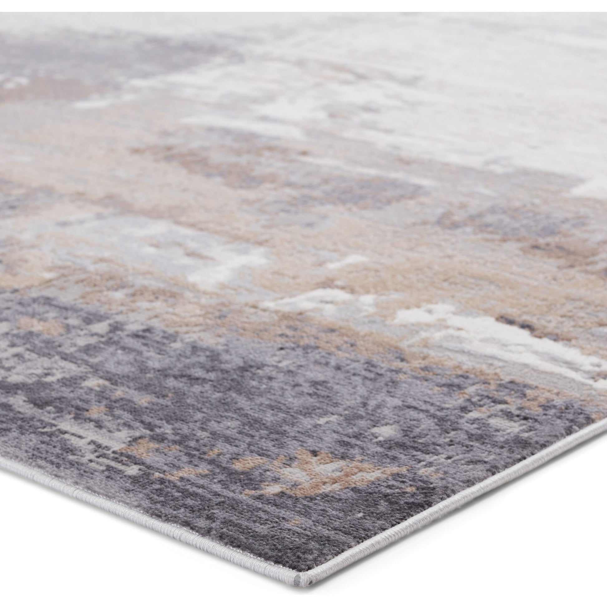 Grotto GRO02 Rug by Jaipur Living in gray, ivory. Made from 60% polypropylene, 40% polyester in a unique style.