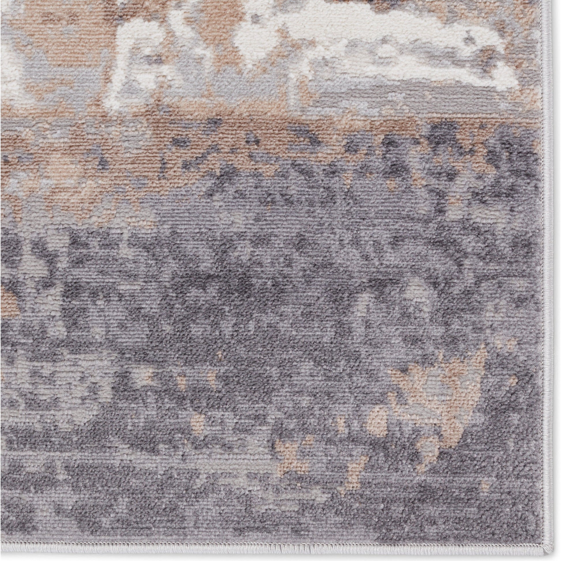 Grotto GRO02 Rug by Jaipur Living in gray, ivory. Made from 60% polypropylene, 40% polyester in a unique style.