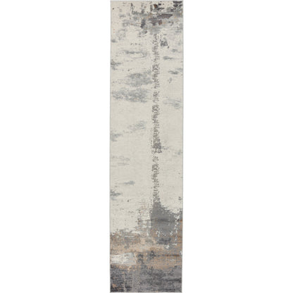 Grotto GRO02 Rug by Jaipur Living in gray, ivory. Made from 60% polypropylene, 40% polyester in a unique style.