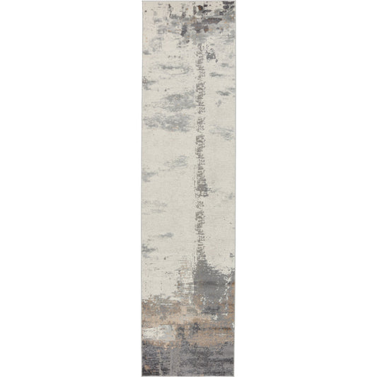 Grotto GRO02 Rug by Jaipur Living in gray, ivory. Made from 60% polypropylene, 40% polyester in a unique style.