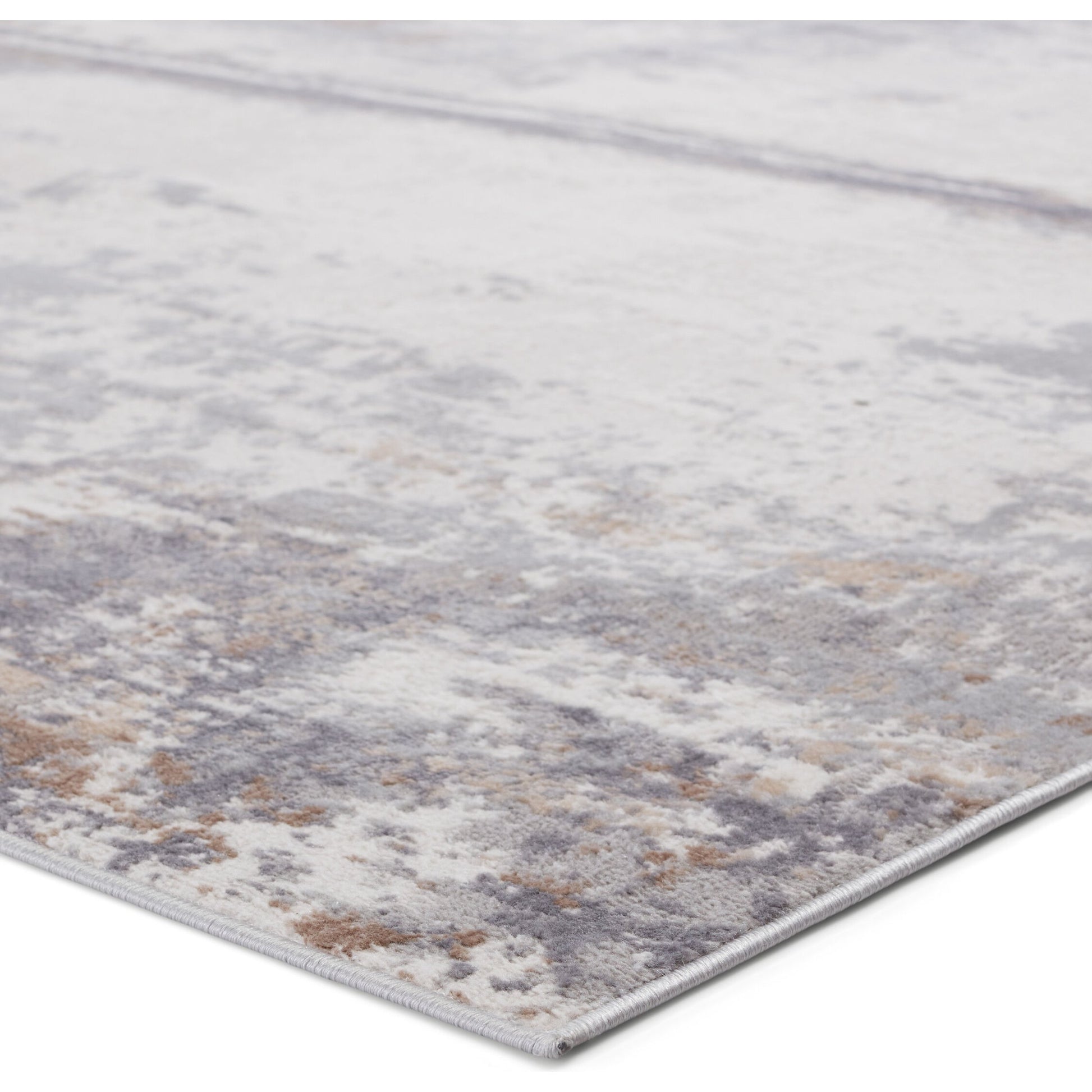 Grotto GRO03 Rug by Jaipur Living in gray, ivory. Made from 60% polypropylene, 40% polyester in a unique style.