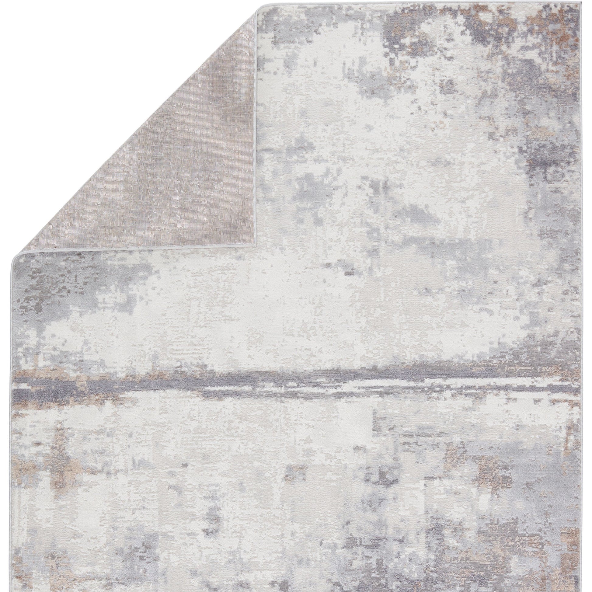 Grotto GRO03 Rug by Jaipur Living in gray, ivory. Made from 60% polypropylene, 40% polyester in a unique style.