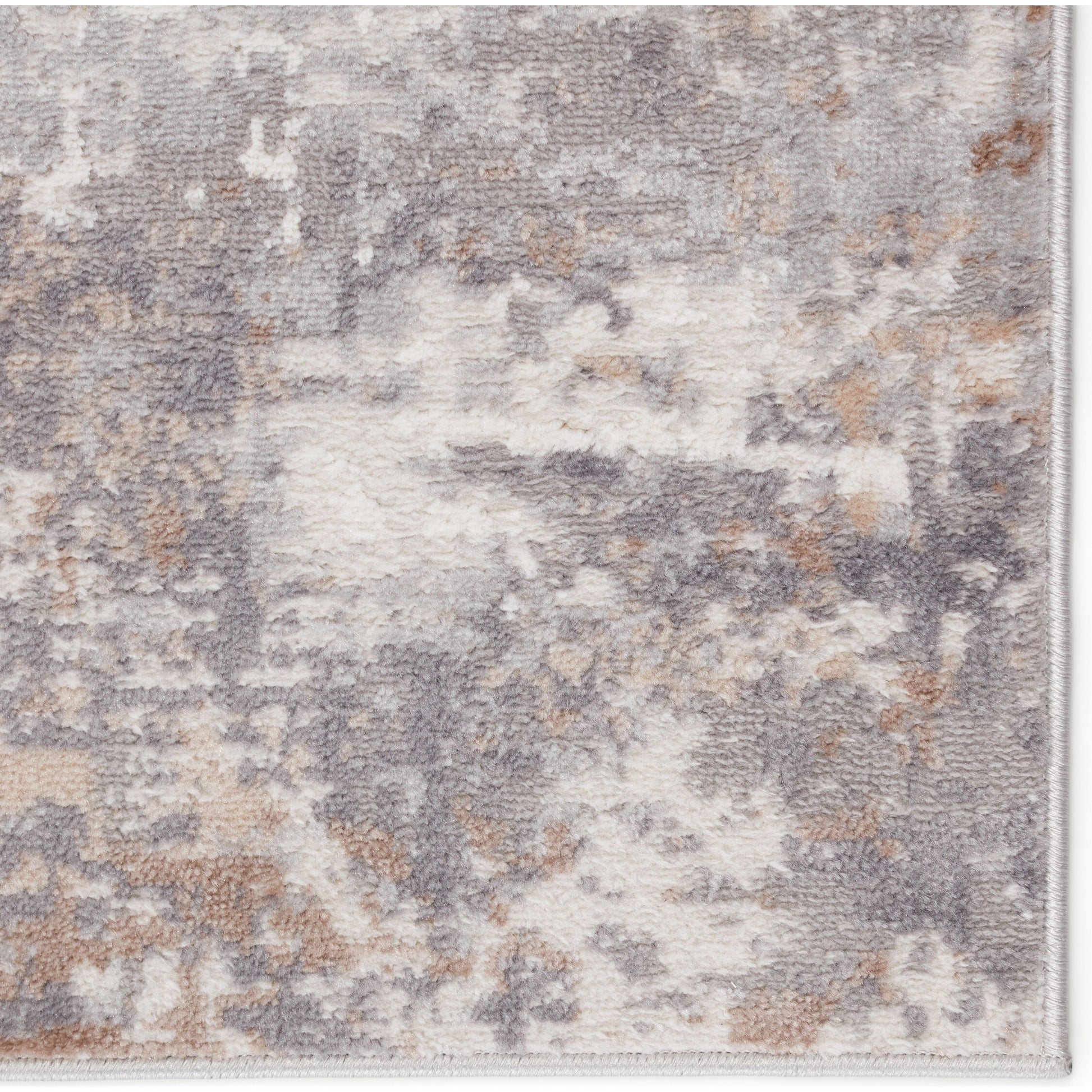 Grotto GRO03 Rug by Jaipur Living in gray, ivory. Made from 60% polypropylene, 40% polyester in a unique style.