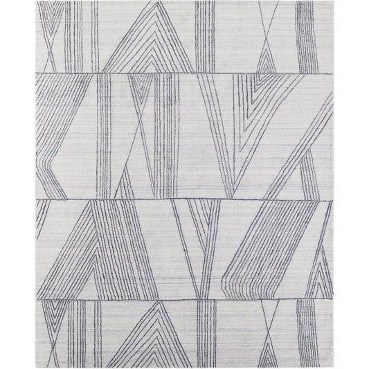 Whitton Rug - 8893F by Feizy in ivory, black. Made from viscose, wool in a unique style.