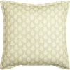 Light Green, Light Olive / Down Feather / 18" x 18"