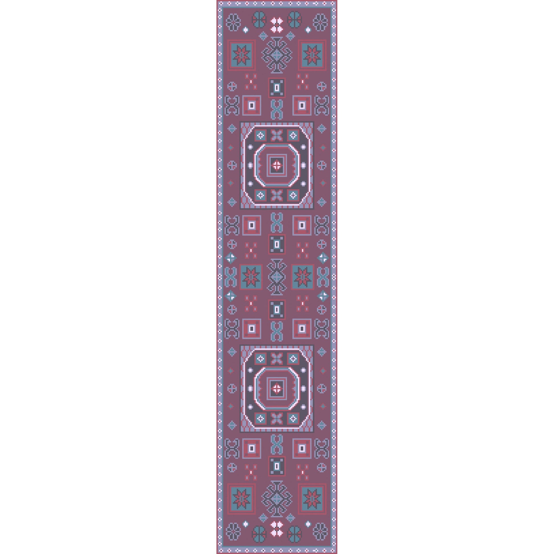 Greta GRT-1001 Rug by Surya in blue, burgandy, lavender, navy. Made from 100% wool in a unique style.