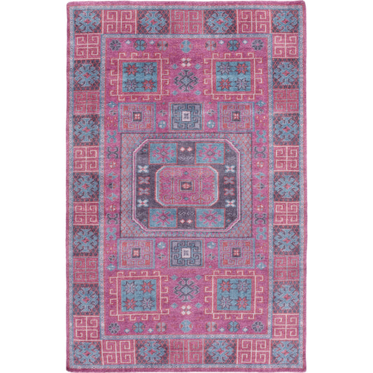 Greta Rug - 12953 by Surya in mauve, navy. Made from 100% wool in a unique style.