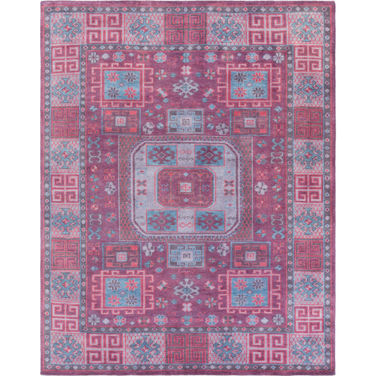 Greta Rug - 12953 by Surya in mauve, navy. Made from 100% wool in a unique style.
